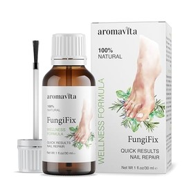 FungiFix Total Nail Repair with Oil of Oregano, Tea Tree Oil and Vitamin E – A Formula for Stronger Nails, Enhances Toenail and Fingernail Appearance, Promotes Nail Recovery, Vegan, 1 fl. Oz