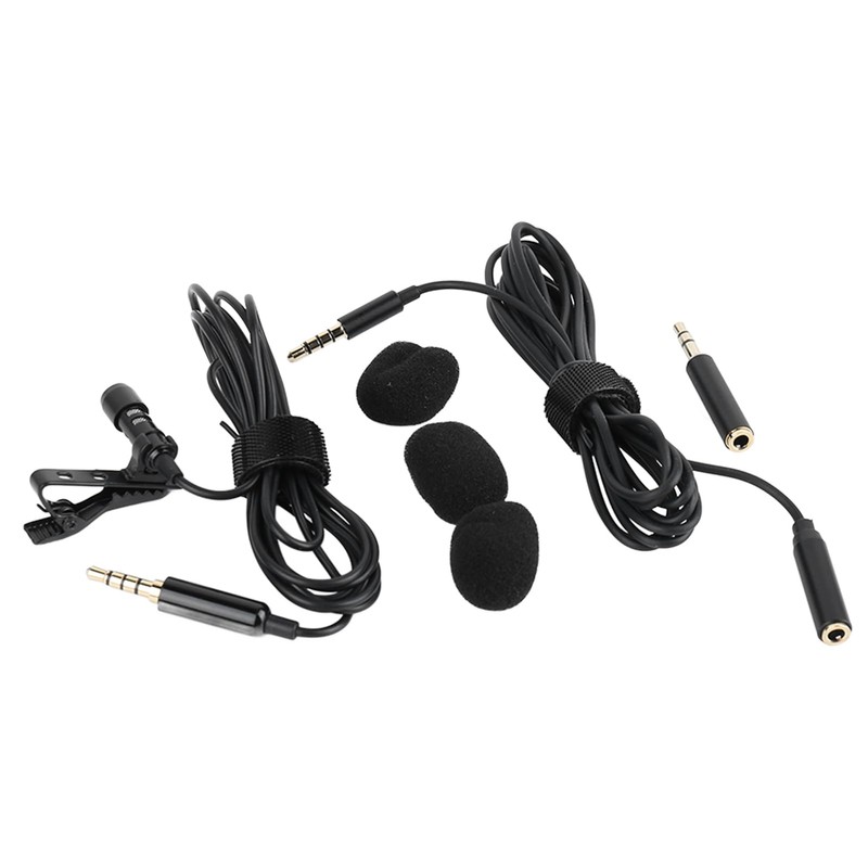 Professional Lavalier Microphone, 360 Degree Omnidirectional Lapel Microphone, Clear Sound