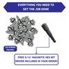 EAGLE 1 Long-Life Metal Roofing Screws: #17 x 1 Dome