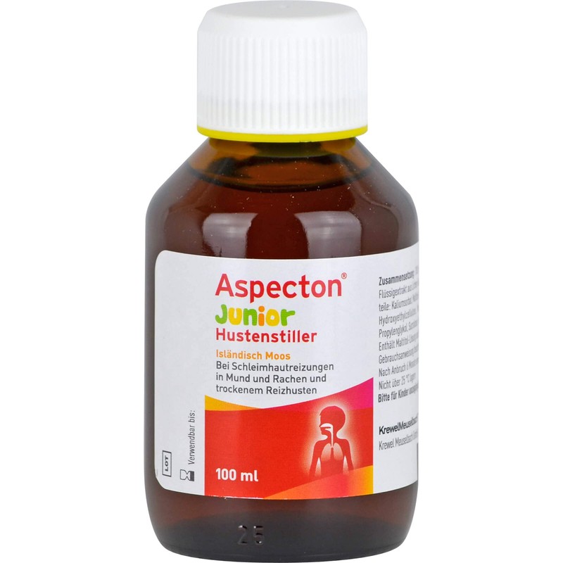 Aspecton Junior Hustenstiller Isländisch Moos Saft, 100 ml