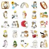 Cute set of 50 character stickers, DIY collection, diary, suitcase,