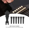 Guitar Bridge Pin Kit Ox Bone Pillow Puller Remover Instrument