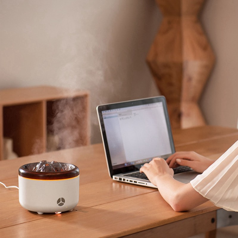 Flame Essential Oil Diffuser 500ml Aroma Diffuser Aromatherapy Diffuser Mist