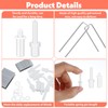 85 PCS Shutter Repair Pins Kit Shutter Blind Pins Plantation