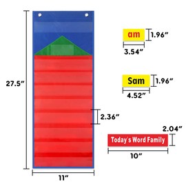 Create Word Pocket Chart,Word Wall Standard Pocket Charts