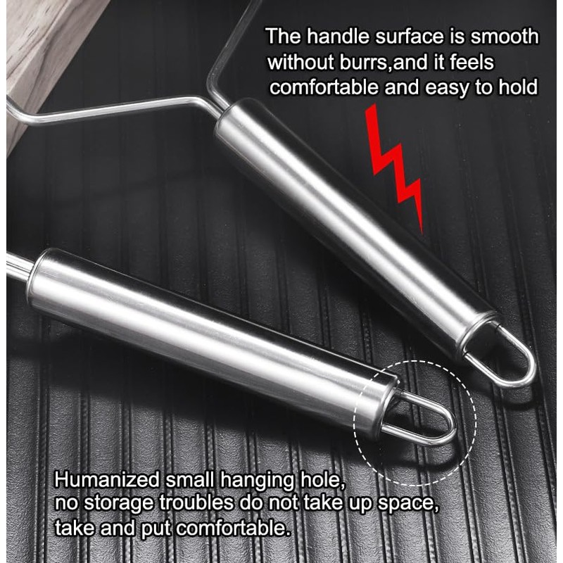 AKOAK 1 Pack Stainless Steel Potato Masher, Creative Mash Press,