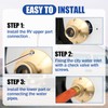 513110-1 Boat Fresh Water Inlet, for Sea-Dog Boat Washdown Kit
