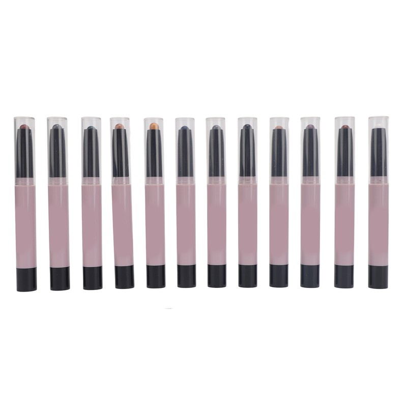 12pcs Eye Shadow Stick Waterproof Eyeshadow Stick Matte Eye Shadow