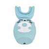 Kids Tooth Brush Cartoon Design USB Charging Food Grade Silicone