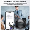 AHEYE XP7 AI Translation Earbuds, 3-in-1 Language Translator Earbuds Real