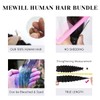 Human Braiding Hair Deep Wave Bundles 16 Inch Human Braiding