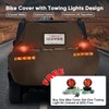 iCOVER Bike Cover for Transport with Magnetic Towing Light& License
