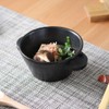&NE NMT-077-BK Banko Ware Small Bowl, Black