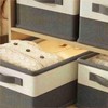 AURMOO Storage Box, 58 L Boxes Storage, Storage Basket, Foldable,