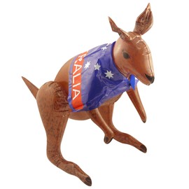 HiFEN® Inflatable Kangaroo with Australian Flag Design – 70cm Giant Aussie Party Decoration & Fun Toy