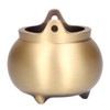 Mini Incense Burner Copper 3 Legs Incense Stick Holder for