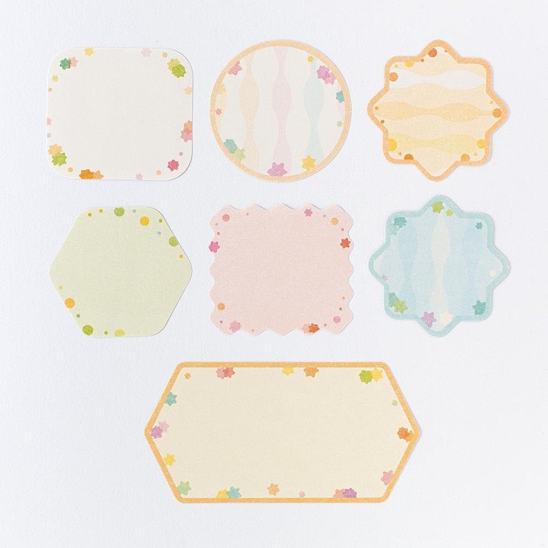 Nuby Shikishi Flake Seal Konpeito | 21 Message Stickers 1