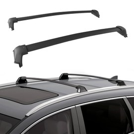IKON MOTORSPORTS Cross Bars Roof Racks Compatible with 17-22 Honda CR-V, Aluminum Luggage Carrier Replacement