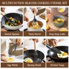 Umite Chef Kitchen Cooking Utensils Set, 33 pcs Non-stick Silicone