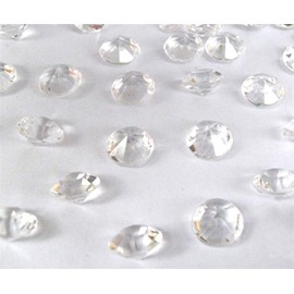 500 Clear Wedding Table Scatter Crystals Diamond Decoration (6.5mm - 1 Carat)