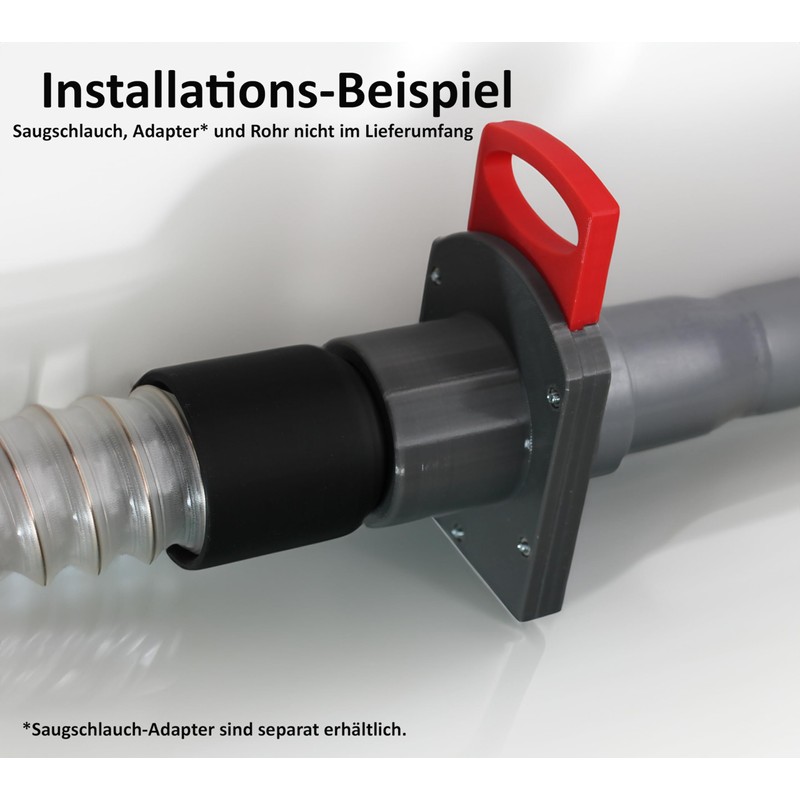 Air Gate Valve | Blastgate DN 50 with Sleeve -