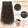 Curly Clip in Hair Extensions,4PCS 20 Inch 100％ Pure Protein