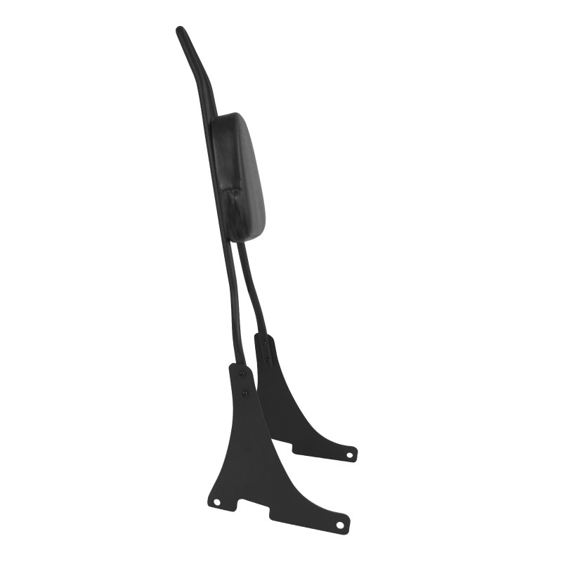 HCMOTORKU Black Passenger Backrest Sissy Bar For Harley Dyna Super