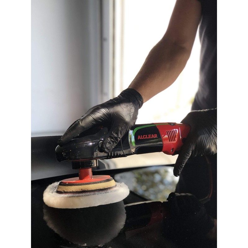 ALCLEAR Premium Lambskin Pad 150 mm, Natural, Grinds and Polishes