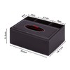 Qchomee PU Leather Tissue Paper Box Cover with Remote Control