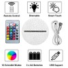Solar System 3D Night Light,Universe Space Illusion Lamp,16 Colours Changing