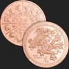 1oz .999 Fine Copper Round Size: 39mm Chinese Year of