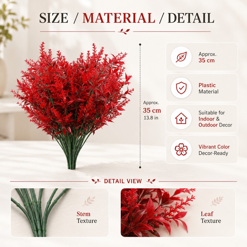 Artificial Lavender Flowers for Home & Garden Décor – 8