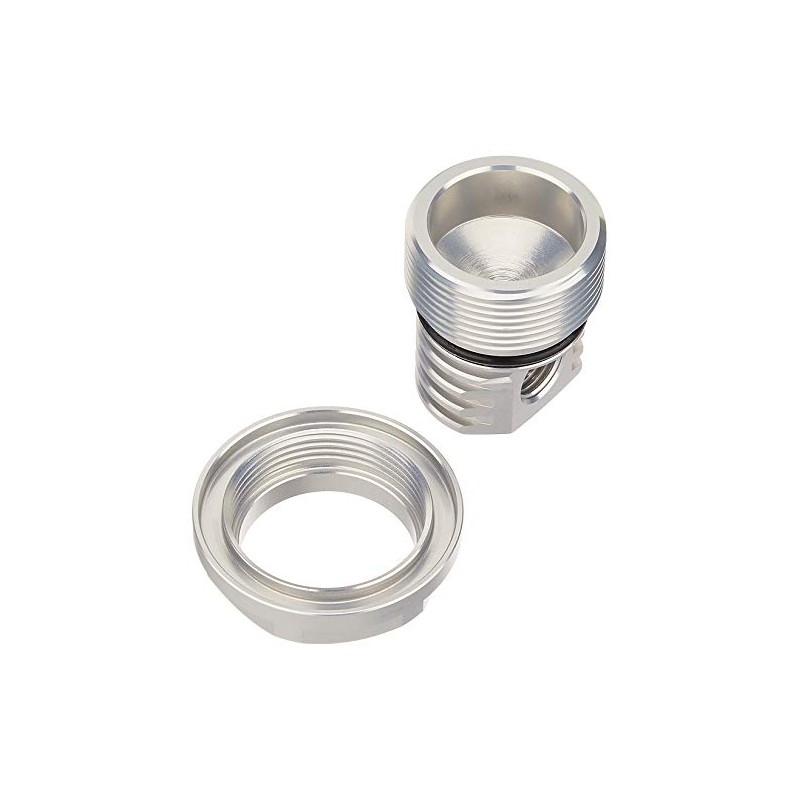 SHIFT UP (シフトアップ) ブリーザータペットキャップ M10/P1.25取出しバンジョー付 [シルバー] 205004-03