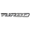 JenNiFer Turbo 3D Metal Car Sticker Tailgate Body - Red