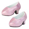 Sophia's Platform Glitter Heel Pink
