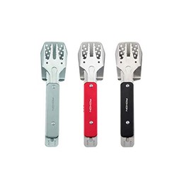 Roxon Mini BBQ Tool 4 in 1 Barbecue Utensils, Colour: Grey