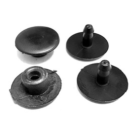 Replacement Rivets for Croc Black Set of 4