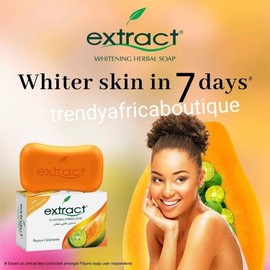 Extract X2 Extract  soap with papaya. (NIGERIA) for Tougher SKIN. Lasting Scent
