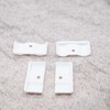 ULEIVA Replacement End Caps Set of 4 White Compatible with