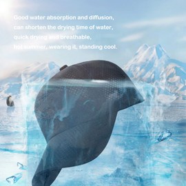 RUNGEASINI Lightweight Sports Hat Quick Dry Outdoor Running Casual Women Men's Hat Adjustable Breathable Cooling Baseball Cap, Skyblue, 7 1/8-7 5/8