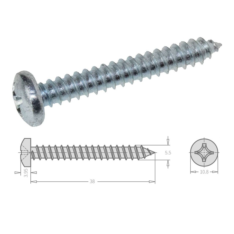 Heavy Duty Self-Supporting Glazing Bar Screw Fixings (5 Bar Pack)