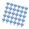 Hihaha Bumper Washer Bolts/for Motorcycle/Aluminum Alloy / 30Pcs Blue
