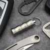 Titanium Small Pill Box Titanium Pill Case Necklace Nitro Mini