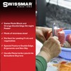 Swissmar Swiss Non-Slip Double Edge Straight Peeler - Easy-Grip Stainless
