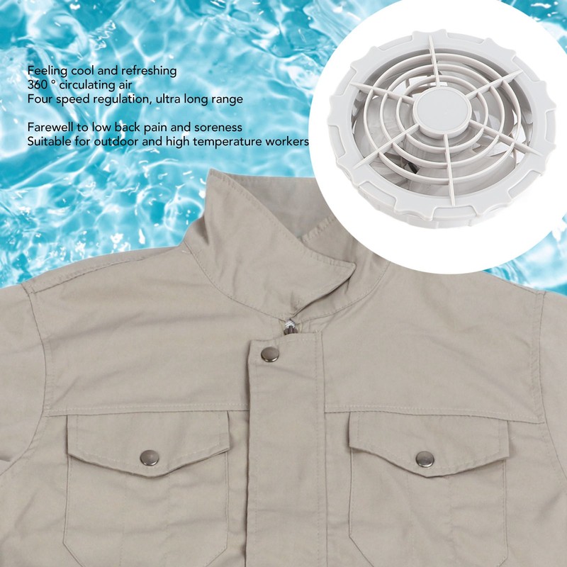 Cooling Air Conditioning Clothes USB Fan Equipped Cooling Jacket for