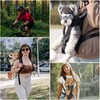 Adjustable Pet Front Carrier Backpack, Hands-Free Dog & Cat Travel