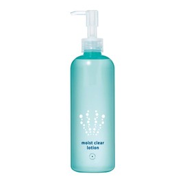 Moist Clear Lotion, 10.1 fl oz (300 ml), Pore Exfoliation, Moisturizing, Lactic Acid Bacteria, Large Capacity, Wiping Lotion, Light Blue