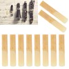 10Pcs 3.0 Clarinet Reed Wood Colour B Flat Traditional Reeds