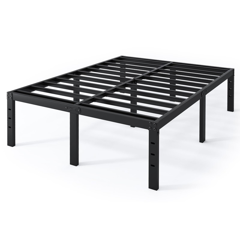 QEROMY Full Size Bed Frame - 18 in Sturdy Platform