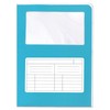 Blasetti Document Folders with Window – Sintex Chrome Blue Document